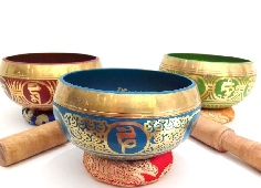 Cuenco torneado 200-250 grs. colores