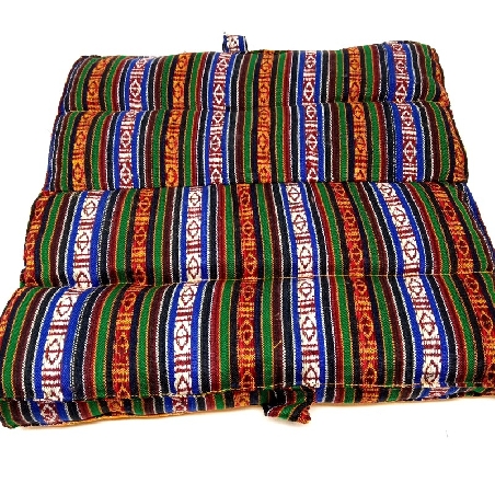 Cojín seda rectangular