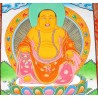 Buda Ho Tai con brocado mediano