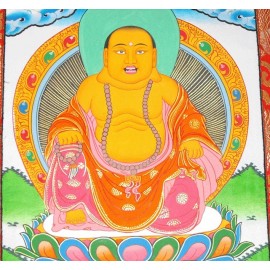 Buda Ho Tai con brocado mediano
