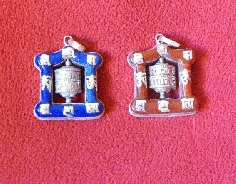 Colgante ruedas de oración pedrería