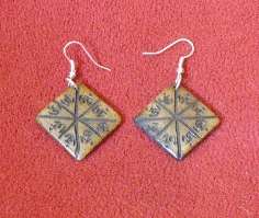 Pendiente hueso penhu2 (3 pares)