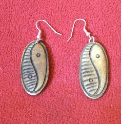 Pendientes hueso penhu7 (3 pares)