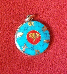 Colgante om mane turquesa colgmet3