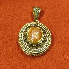 colgmet130- Gau filigrana y piedra natural 2