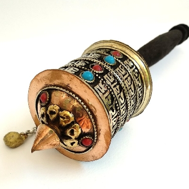 Rueda de oración Om Mane mediana