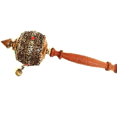 Rueda de oracion metal filigrana