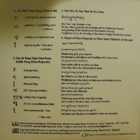 Buddhist Incantations