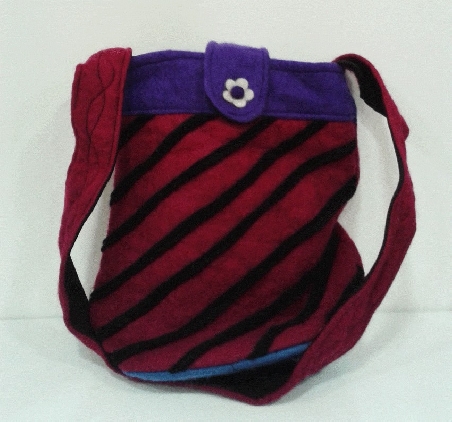 Bolsos fieltro 29 cms ancho, 27 cms largo