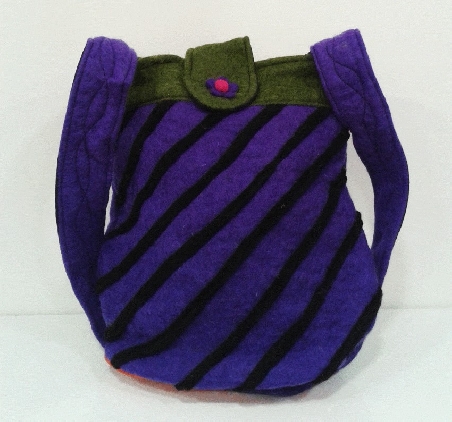 Bolsos fieltro 29 cms ancho, 27 cms largo