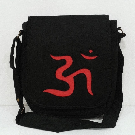 Bolso pachwork Om pequeño 28 cms ancho, 25 cms alto