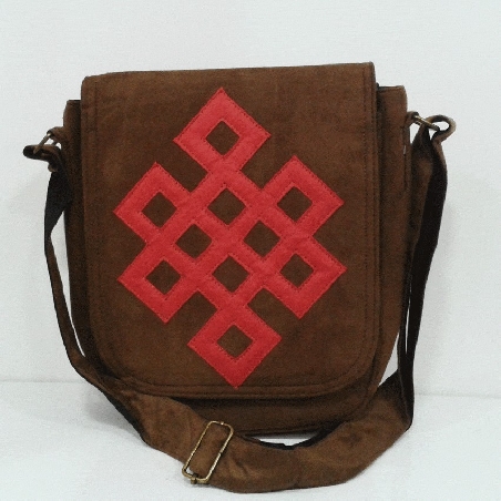 Bolso pachwork Om pequeño 28 cms ancho, 25 cms alto