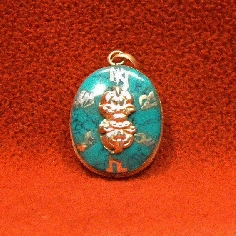 colgmet156-colgante dorje y mantra