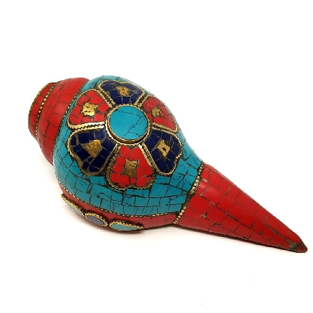 caracola con pedreria(grande)