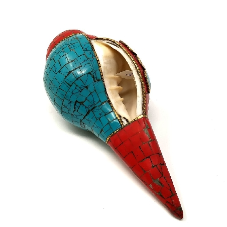 caracola con pedreria(grande)