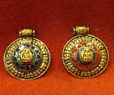 Medallón pedrería Buda- colgmet245