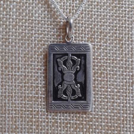 Colgante de plata "Dorje" colgplat18
