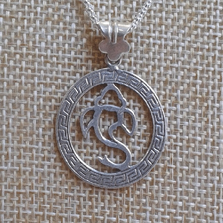 Colgante de plata "Ganesh" colgplat24