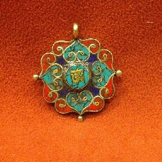 Colgmet225- Colgante mandala pedrería