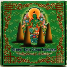 Incienso tibetano en conos "Green Tara" Actividad Iluminada
