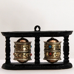 Set de dos ruedas de oración medianas