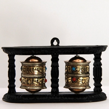 Set de dos ruedas de oración medianas