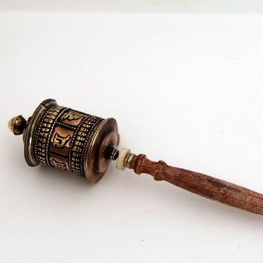 Rueda de oración mediana "om mane"