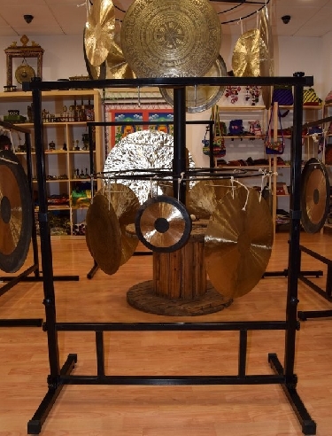 Soporte de gong telescópico grande