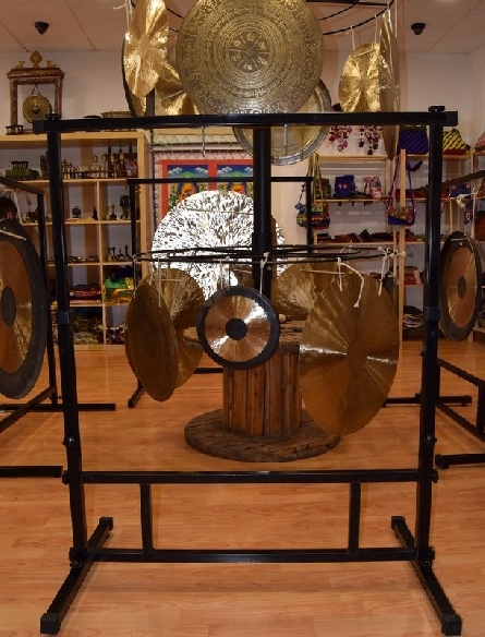 Soporte de gong telescópico grande Soporte de gong telescópico grande