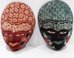 Máscara de Sita 18 cms.