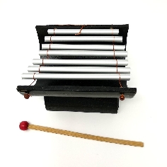 Xilófono de bambú de 5 tubos 2