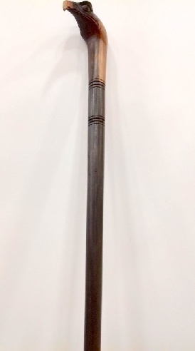 bastón de madera águila