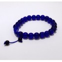 Pulsera de cristal azul