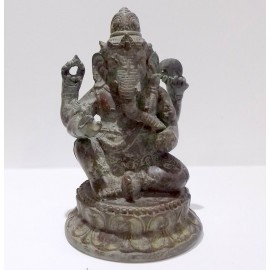 Ganesh de bronce envejecido