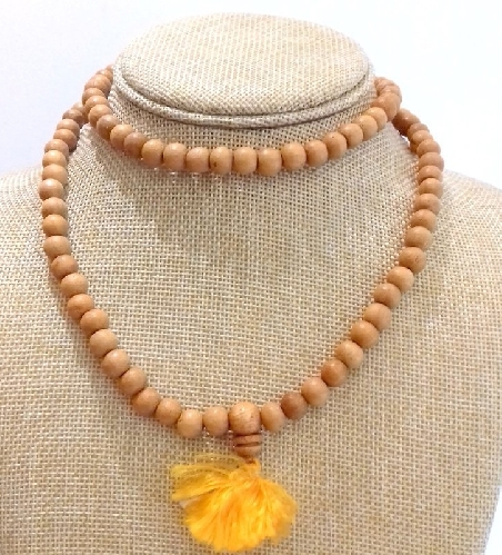 Mala de palo de rosa color natural