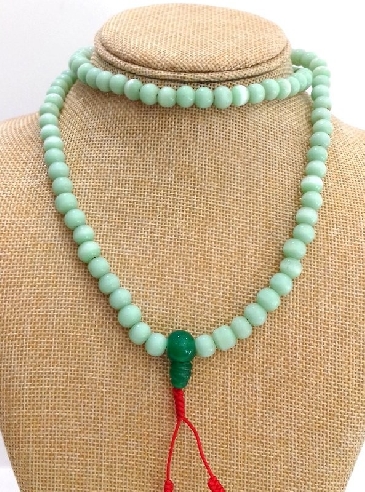 Mala de cristal verde