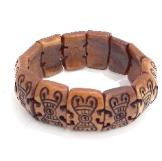 Pulsera de hueso dorje elástica- pulshu22