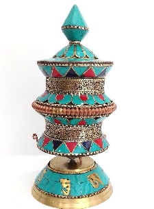 Rueda de oración con pedrería extra