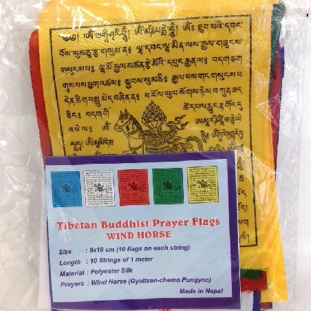 Pack banderas de oración cuadradas prequeñas