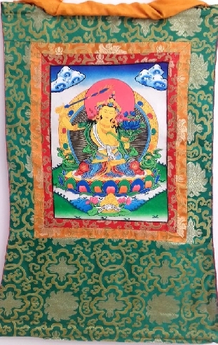 Manjushree con brocado mediano