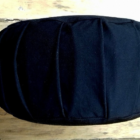 Zafu cáscara espelta ecológica. Negro. Mediano