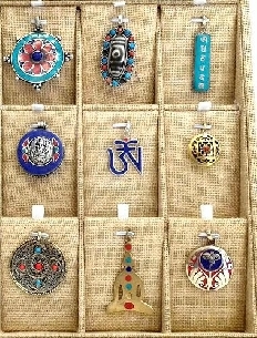 Set de 9 colgantes B-2