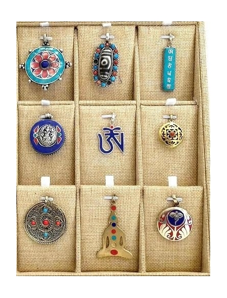 Set de 9 colgantes B-2