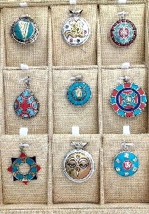 Se de 9 colgantes C-1