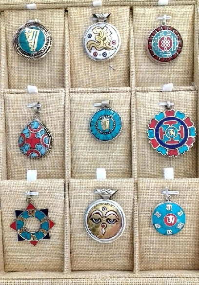 Se de 9 colgantes C-1