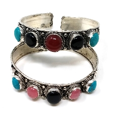 Pulsera alpaca 5 turquesitas 2