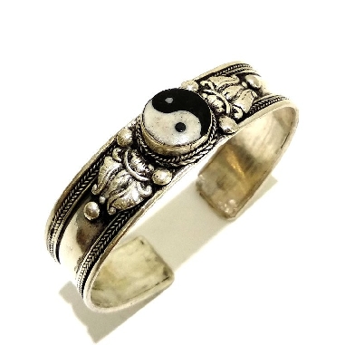 Pulsera alpaca Yin Yang