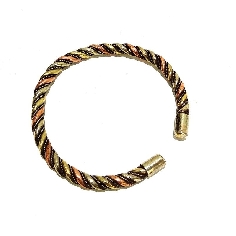 Pulsera tres metales nudo