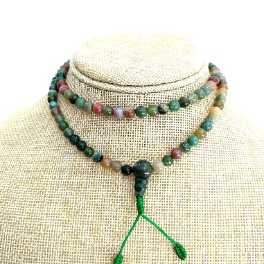 Mala de Ágata de colores fina