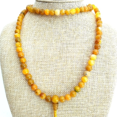 Mala de Jade amarillo